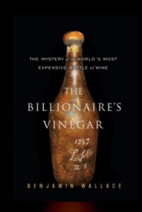 The billionaires vinegar book for wine and champagne drinkers gift food and wine