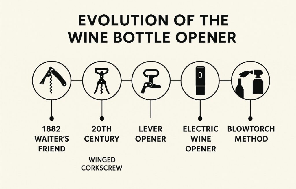 Evolution of the Wine Opener with Stewarthilluk