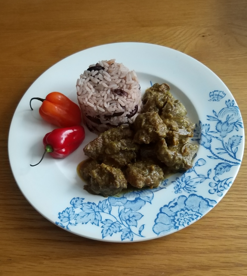 Curry Goat traditional dish caribbean Cuisine with stewarthilluk 